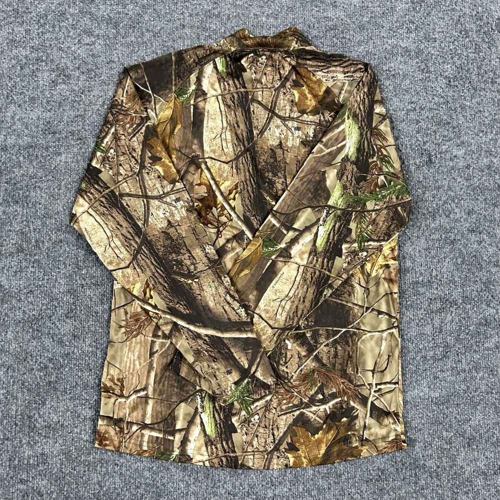 Medalist Shirt Womens LG Brown Realtree AP Camo Mock Neck Long Sleeve Base Layer - Picture 6 of 7